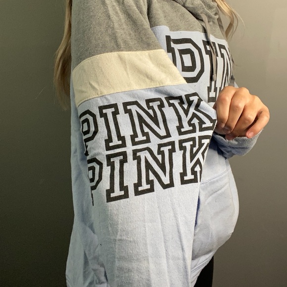 PINK Sweatshirt with Hood - Picture 2 of 4